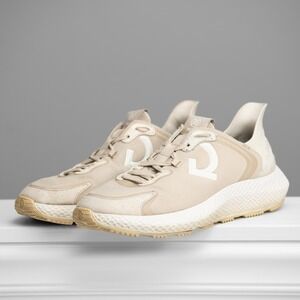 G/FORE MG4x2 Mens Sz 11.5 Spikeless Golf Shoes Beige Hybrid Performance Athletic